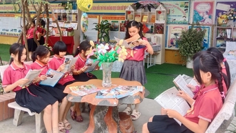 Gần 900 học sinh Ninh Giang tham gia Ngày hội đọc sách