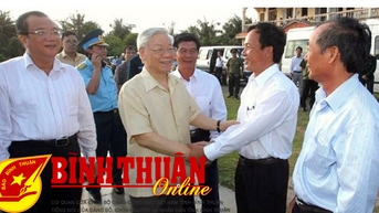 Nhớ lời Tổng Bí thư Nguyễn Phú Trọng, huyện Phú Quý ra sức đoàn kết một lòng xây dựng quê hương