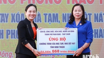 Tp. Phan Rang-Tháp Chàm: Phát động phong trào thi đua “Chung tay xóa nhà tạm, nhà dột nát”