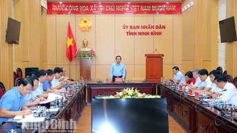 Phiên họp thứ ba của Ban Chỉ đạo triển khai thực hiện Dự án đầu tư xây dựng tuyến đường bộ cao tốc Ninh Bình - Hải Phòng, đoạn qua tỉnh Ninh Bình và Dự án mở rộng đường bộ cao tốc Bắc - Nam phía Đông đoạn Cao Bồ - Mai Sơn
