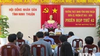 Thường trực HĐND tỉnh tổ chức phiên họp lần thứ 42