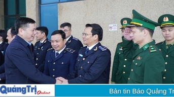 Bí thư Tỉnh ủy Quảng Trị Nguyễn Long Hải thăm, làm việc tại Cửa khẩu quốc tế La Lay