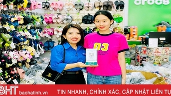 Thêm một tuyến phố ở Hà Tĩnh triển khai thanh toán không dùng tiền mặt