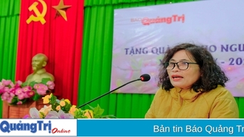 Báo Quảng Trị - Quỹ Thiện Tâm: Tặng 57 suất quà cho người dân xã Gio Sơn và Hải Thái