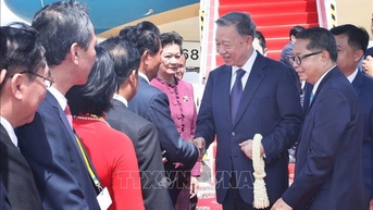 Chủ tịch nước Tô Lâm bắt đầu thăm cấp Nhà nước Vương quốc Campuchia