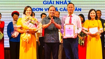 Hội Nông dân xã Cẩm Văn giành giải nhất Hội thi tuyên truyền viên giỏi huyện Cẩm Giàng