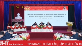 Đánh giá hiệu quả thực hiện chủ trương sáp nhập, sắp xếp bộ máy tại Hà Tĩnh