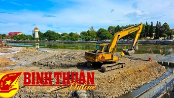 Hai dự án kè Cà Ty đang triển khai đạt tiến độ