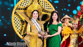 សម្រស់ Ninh Binh ឈ្នះពានរង្វាន់ក្នុងកម្មវិធីប្រលងបវរកញ្ញាទេសចរណ៍ពិភពលោកឆ្នាំ 2024