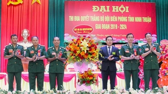 Đại hội Thi đua Quyết thắng Bộ đội Biên phòng Ninh Thuận giai đoạn 2019-2024