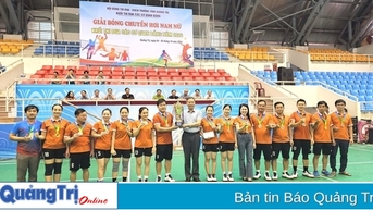 Bế mạc, trao giải Giải bóng chuyền hơi nam nữ Khối Thi đua các cơ quan Đảng năm 2024