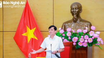 Bí thư Tỉnh ủy Thái Thanh Quý chủ trì họp giải quyết khó khăn, vướng mắc các dự án trọng điểm trên địa bàn Nghệ An