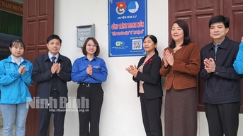 Huyện đoàn Hoa Lư ra mắt mô hình Điểm Wifi công cộng và Thư viện số