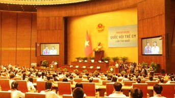 Bế mạc phiên họp giả định 'Quốc hội trẻ em' lần thứ I