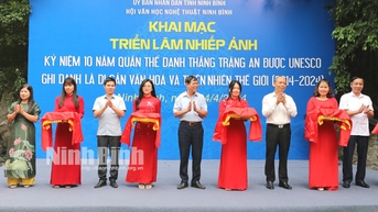 Khai mạc Triển lãm nhiếp ảnh Kỷ niệm 10 năm Quần thể danh thắng Tràng An được UNESCO ghi danh là Di sản văn hóa và thiên nhiên thế giới