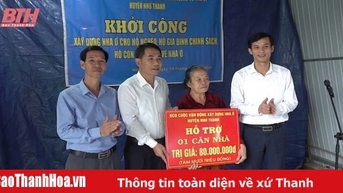Như Thanh khởi công xây dựng nhà ở cho hộ nghèo