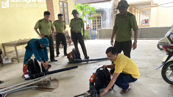 Gần 80 học viên tập huấn nghiệp vụ về công tác phòng cháy chữa cháy rừng