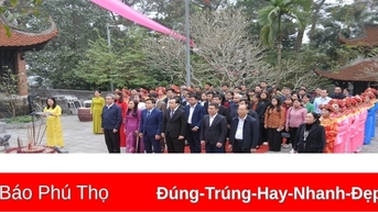 Dâng hương tưởng niệm Tổ Mẫu Âu Cơ ngày “Tiên Thăng”