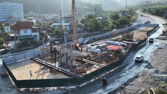 Quốc lộ 279 thi công cầm chừng đợi mặt bằng
