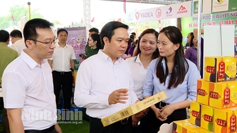 Triển lãm gian hàng thương mại dịch vụ quảng bá sản phẩm doanh nhân trẻ Ninh Bình năm 2024