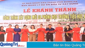 Khánh thành, khởi công 2 công trình trị giá gần 12 tỉ đồng chào mừng Lễ công bố quyết định công nhận Đông Hà là đô thị loại II
