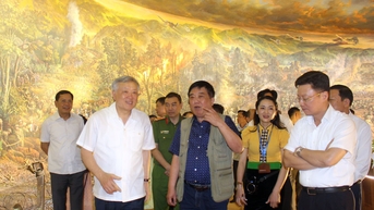 Chánh án Tòa án Nhân dân tối cao Nguyễn Hòa Bình dự khánh thành trụ sở Tòa án Nhân dân tỉnh Điện Biên
