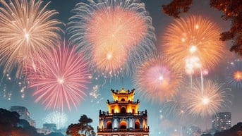 Chi tiết 30 điểm bắn pháo hoa ở Hà Nội dịp Tết Nguyên đán Ất Tỵ 2025