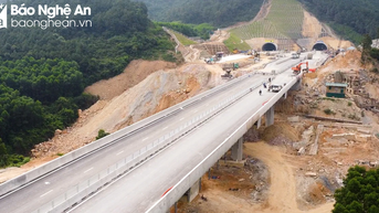 Cao tốc Diễn Châu – Bãi Vọt: ‘Chạy nước rút’ trước ngày thông xe