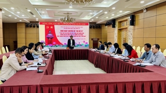 Chi bộ Ban Dân vận Tỉnh uỷ sinh hoạt chuyên đề về bảo vệ nền tảng tư tưởng của Đảng