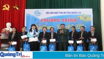Tỉnh Quảng Trị trao tặng 44.954 suất quà cho các đối tượng nhân dịp tết Nguyên đán