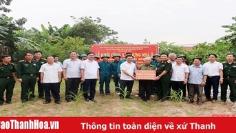 Thị xã Nghi Sơn khởi công xây dựng nhà ở cho hộ nghèo, hộ gia đình chính sách