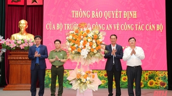 Thông báo Quyết định của Bộ trưởng Bộ Công an về công tác cán bộ