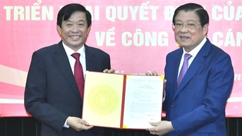 Bí thư Vĩnh Long làm Phó trưởng Ban Nội chính Trung ương