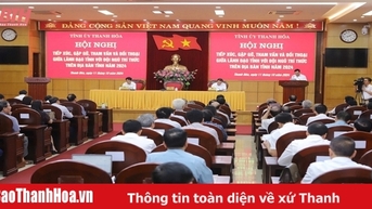 Các đồng chí lãnh đạo tỉnh gặp gỡ, tham vấn và đối thoại với đội ngũ trí thức