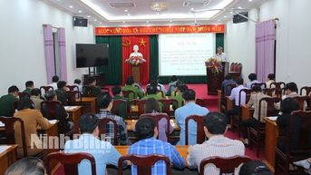 Hoa Lư triển khai công tác PCTT TKCN phòng chống cháy rừng năm 2024