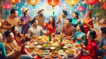 Mẹo để tránh ăn quá nhiều trong dịp tết