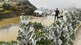 ព្រិលធ្លាក់នៅ Ha Giang