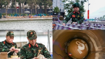 Các trận địa pháo hoa sẵn sàng khai hỏa đêm giao thừa