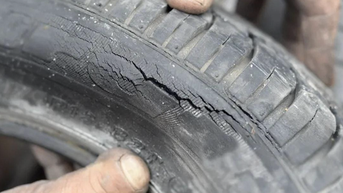 Ô tô bị nứt lốp có được đăng kiểm?