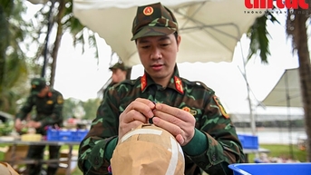 Trận địa pháo hoa sẵn sàng cho màn chào xuân Ất Tỵ tại Hà Nội