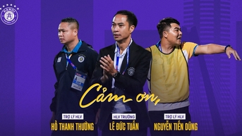 Hà Nội FC bổ nhiệm HLV Hoàng Văn Phúc đúng ngày cuối năm Giáp Thìn