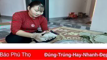 Bánh cá của người Mường ở Tu Vũ