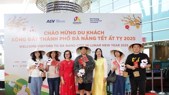 Sân bay Đà Nẵng đón hơn 140 chuyến bay trong ngày mùng 1 tết Ất Tỵ 2025