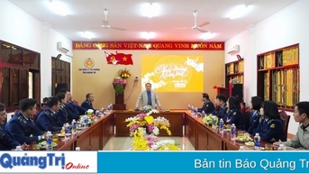 Quyền Chủ tịch UBND tỉnh Hà Sỹ Đồng thăm, chúc Tết Cục QLTT tỉnh, Đài PT