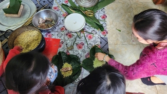Tết nhà, tết trường đong đầy thương yêu