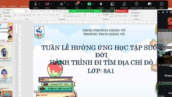 Hà Nội mưa lớn, các trường chuyển học trực tuyến