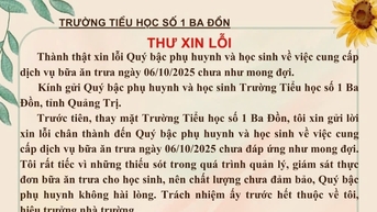 Hiệu trưởng xin lỗi vì bữa ăn 25.000 đồng chỉ có trứng luộc và vài lát chả