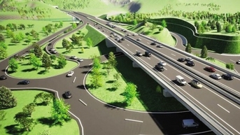 គម្រោងវិនិយោគ 76,985 ពាន់លានដុង ដើម្បីសាងសង់ផ្លូវល្បឿនលឿន 257 គីឡូម៉ែត្រខាងជើង-ខាងត្បូងនៅភាគខាងលិច