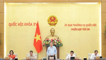 Khai mạc Phiên họp thứ 50 của Ủy ban Thường vụ Quốc hội
