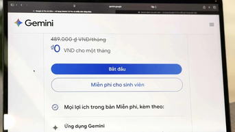 Google bắt đầu tặng gói AI gần 6 triệu đồng cho sinh viên Việt